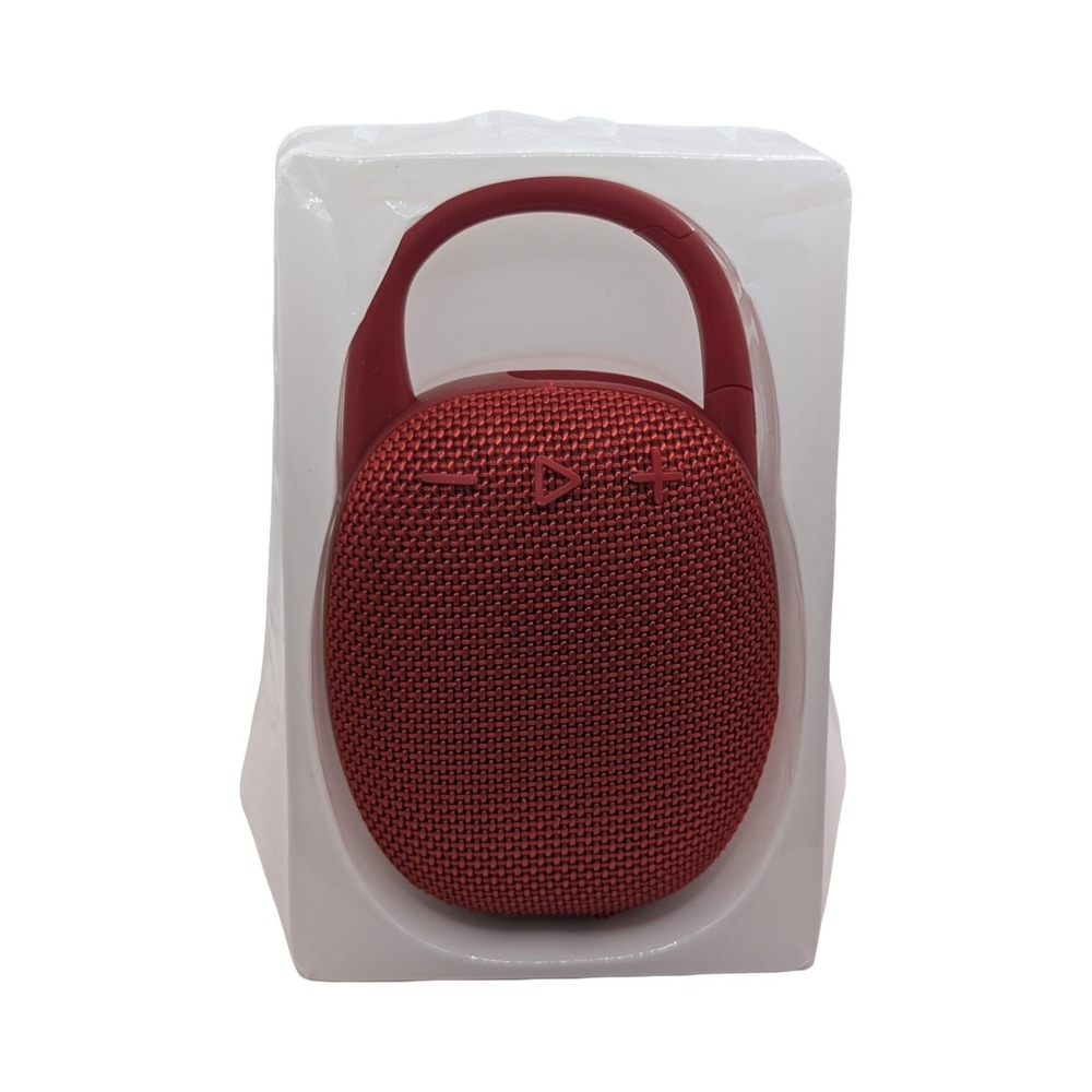 CLIP5 Portable Wireless Bluetooth Speaker Red USB-C New Open- damaged box